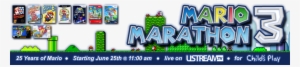 Mario Marathon Header - Mario Series