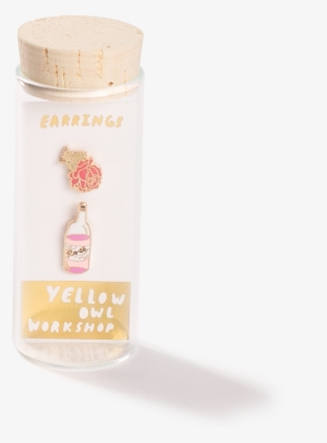 Rosé & Rose Earrings - Earring