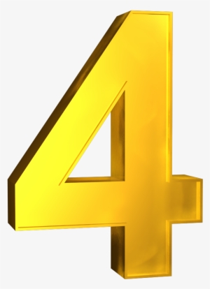 3d Letter 4, 3d Letters, 3d Fonts - 3d 4