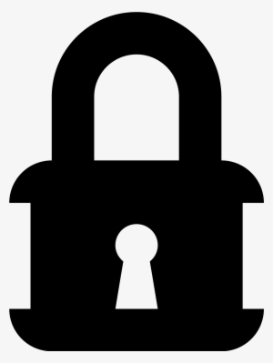 Vector Lock Keyhole - Black Lock Icon Png