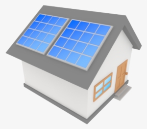 Collection Of Panel Transparent High Quality - House With Solar Panel Transparent