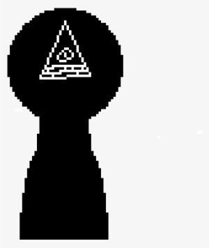 The Eye In The Keyhole - Illustration