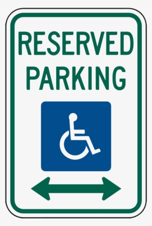 Reserved Parking Sign , - Handicap Sign