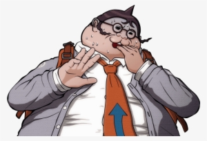 Hifumi Yamada Halfbody Sprite - Danganronpa Class Trial Background