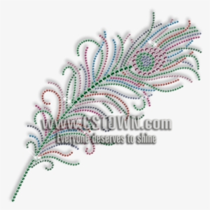 Best Custom Sparkling Rhinestone Beautiful Peacock - Rhinestone