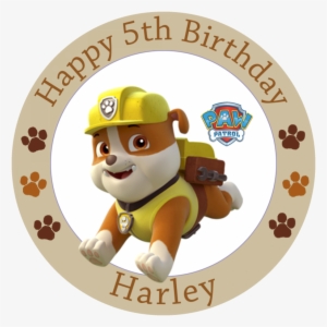 Paw Patrol Rubble - Paw Patrol Rubble Png