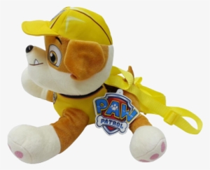 Paw Patrol Ppb-2274 Rubble Backpack - Paw Patrol Skye Purple Pink Girls Knit Winter Mittens