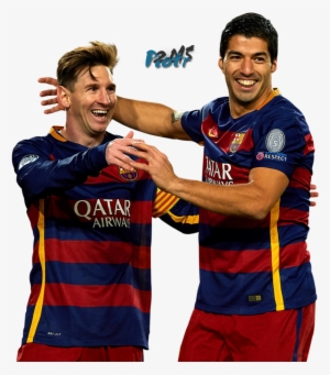 Lionel Messi Luis Suarez - Suarez And Messi Png