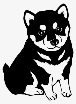 This Free Icons Png Design Of Shiba Inu Dog Silhouette