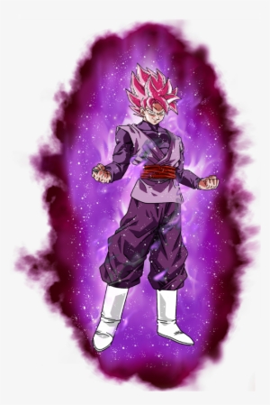 Goku Dragon Ball Original Watercolor Art - Goku Black Aura Png