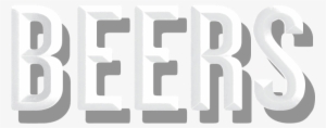 Beers On Tap - Text Beer Png