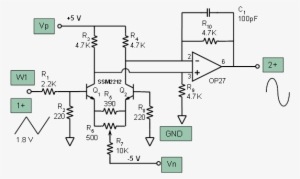 Figure 1 - Triangle To Sine Converter Circuit
