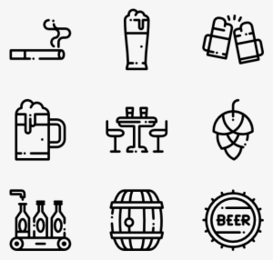 Beer - Graphic Design Vector Icons