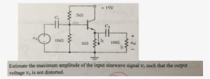 15v 10 Kq E 1000 Estimate The Maximum Amplitude Of - Diagram