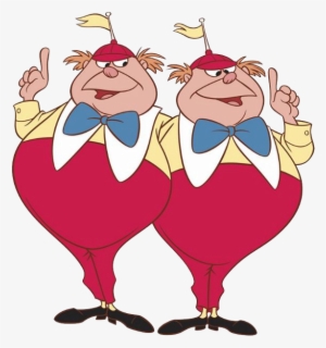 Pin By Tina Mcdaniel On Svg Files Alice, Svg File - Tweedle Dee And Tweedle Dum
