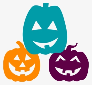 Teal-pumpkin - Colorful Pumpkin Clipart
