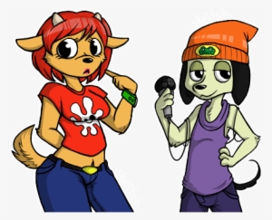 Jammer Lammy And Parappa The Rapper By Skritchy-sketchy - Parappa The Rapper And Um Jammer Lammy