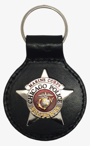 Chicago Police Marine Corps Star Key Fob - Apron