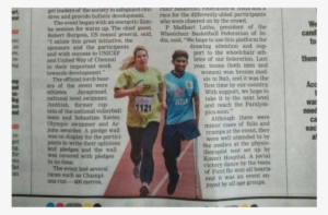 Candice Hunter Corby Runs With Team Ficci Flo At The - Marathon