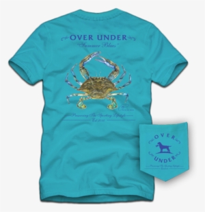 S/s Blue Crab T-shirt - Mindofrez Merch Relax Dude