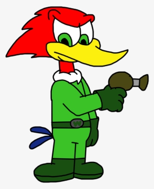 Woody Woodpecker As Space Hero By - Woody Woodpecker