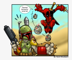 Deadpool Wallpaper Boba Fett - Deadpool And Boba Fett Memes