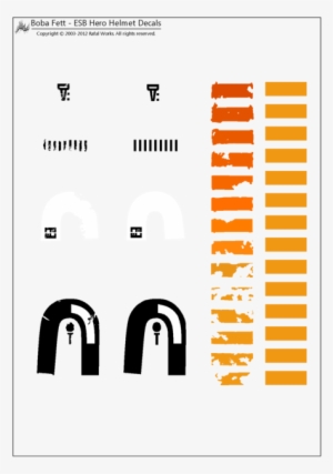 Boba Fett Helmet Markings