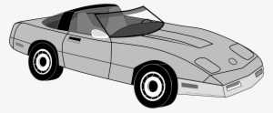 1980 Corvette Landau Picture Black And White Library - Cartoon Corvette