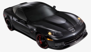 Black Corvette Car Png Clipart - Chevrolet Corvette