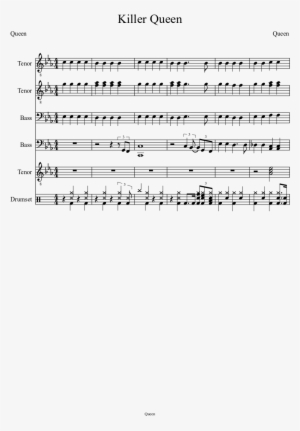 Killer Queen Sheet Music Composed By Queen 1 Of 4 Pages - Toxic Oboe Sheet Music