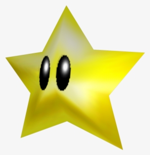 Mario Clipart Yellow Star - Mario 64 Power Star