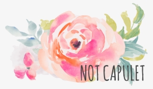 Image-5 Not Capulet Header Grey - Pink Watercolor Flower Mousepad