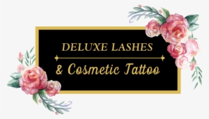 Deluxe Lashes & Cosmetic Tattoo - Goldglitzer U. Brautparty Der Watercolor-blumen-| Karte