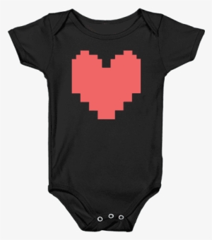 Undertale Pixel Heart Baby Onesy - Baby Gaming