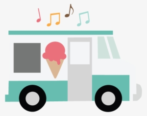 Ice Cream Truck Svg File For Scrapbooking Cardmaking - Ice Cream Truck Clip Art Free