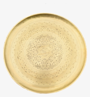 Gold Shield Serving Tray - Ceramic