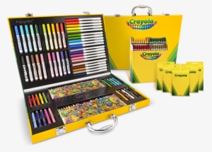 Crayola My Way Art Case, 64 Count Crayons, And 8 Count - Crayola Metal Box
