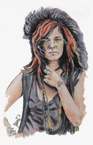 Click And Drag To Re-position The Image, If Desired - Janis Joplin Drawing