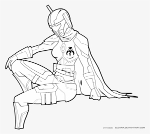 Banner Library Download Elearia Mandalorian Wip By - Star Wars Mandalorian Coloring Pages