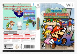 Cover Clipart Paper Mario - Wii