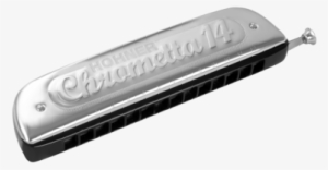 Hohner Chromatic Harmonica Chrometta - Hohner Chrometta 14 Chromatic Harmonica Key Of C