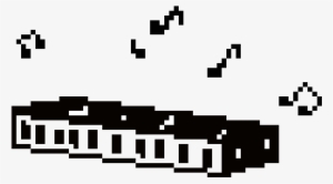Harmonica - Pixel Art