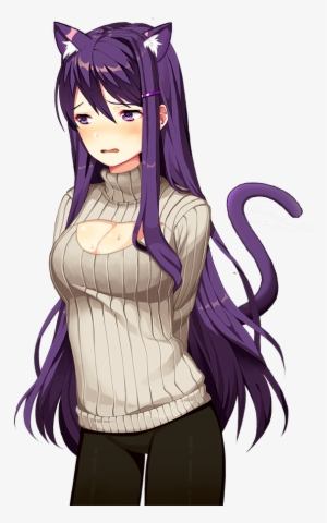 Mediakey Hole Sweater Neko Yuri - Doki Doki Literature Club Yuri