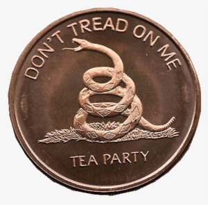 Copper Round, Don't Tread On Me - Gadsden Flag