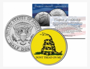 Gadsden Flag " Don't Tread On Me " Colorized 2016 Jfk - Kennedy Prize Of Mother Teresa