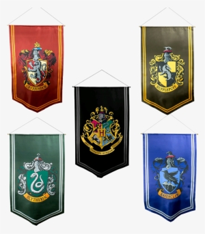 Harry - Harry Potter - Hogwarts Satin Banner-115cm X 70cm-ikon