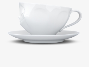 T014301 Kaffeetasse Gluecklich Weiss 03 - Coffee Cup