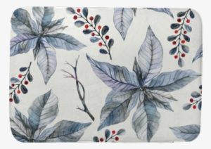 Watercolor Seamless Pattern With Hand Painted Silver - Die Beschriftete Hand Ist Frohes Feiertags-foto Karte