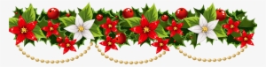Christmas Decoration Garland Art - Clip Art Christmas Garland