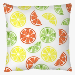 Watercolor Citrus Seamless Pattern - Citrus